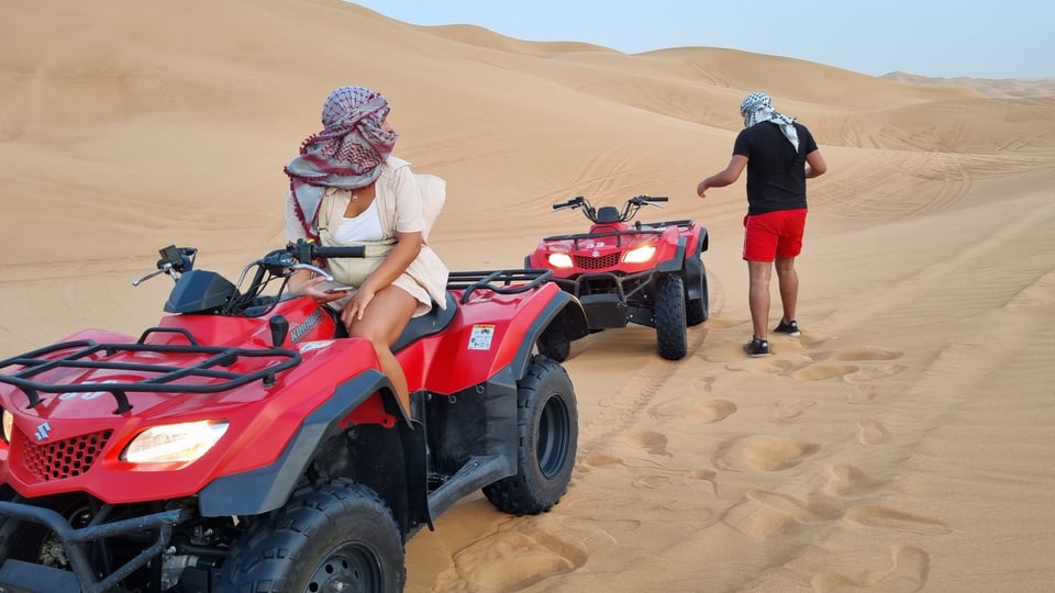 Fahrradtour mit Sandboarding