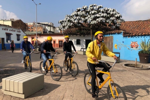 Visite privée à vélo de Bogota avec transport