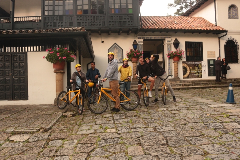 Visite privée à vélo de Bogota avec transport
