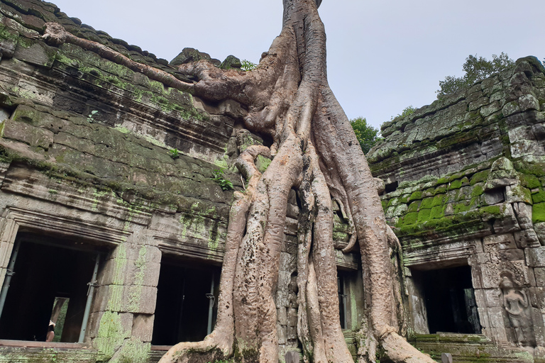 Mixture of temples and waterfall.