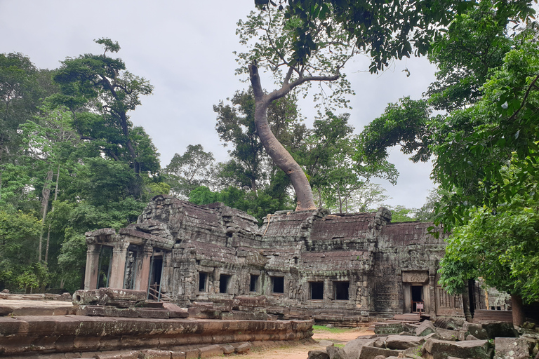 Mixture of temples and waterfall.