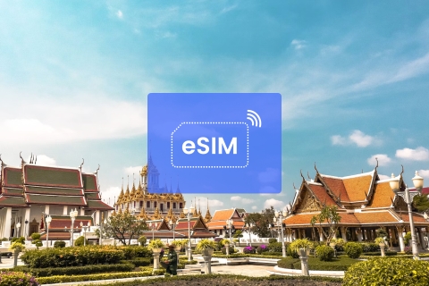 Bangkok: Thailand and Asia eSIM Roaming Mobile Data Plan 3 GB/ 15 Days: Thailand only