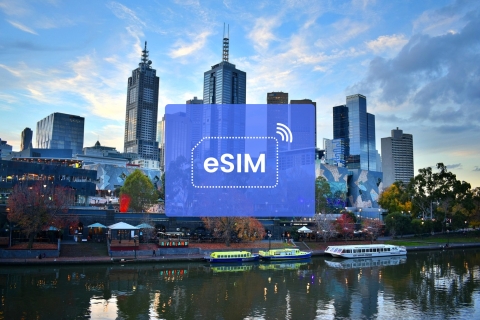 Melbourne: Australia/ APAC eSIM Mobilny pakiet danych w roamingu20 GB/ 30 dni: 22 kraje azjatyckie