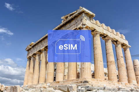 Athen: Griechenland/ Europa eSIM Roaming Mobile Datenplan1 GB/ 7 Tage: 42 europäische Länder