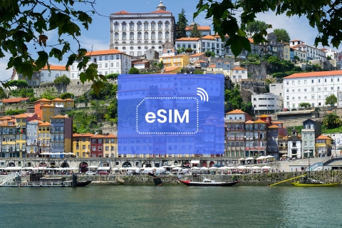 Porto: Portugal/ Europa eSIM Roaming Mobile Datenplan5 GB/ 30 Tage: Nur Portugal