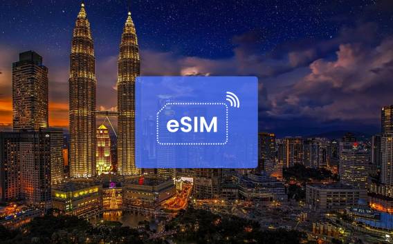 Kuala Lumpur: Malaysia/ Asien eSIM Roaming Mobile Datenplan