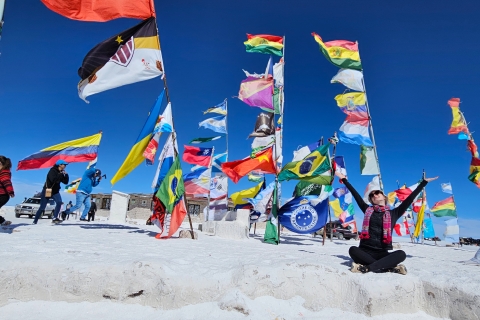 Uyuni: privétour van 1 dag - zoutvlakten en Isla Incahuasi
