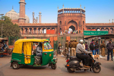 Vecchia Delhi: tour privato in tuk-tuk/risciò di 3 ore