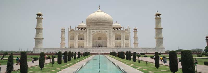 Majestic Taj Mahal Agra Overnight Tour From Delhi Getyourguide 1268