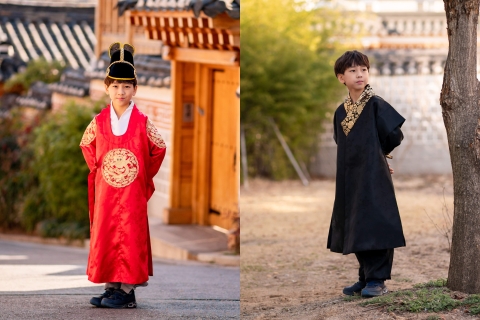 Seoul: Gyeongbok Paleis met Gigibebe Hanbok Verhuur2 uur verhuur