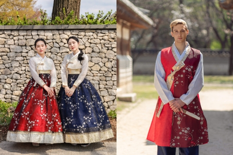 Seul: Pałac Gyeongbok z wypożyczalnią Gigibebe HanbokWynajem na 4 godziny