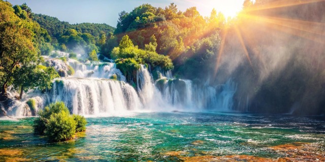 Visit From Split/Trogir Krka Waterfalls & Primosten Private Tour in Sevid, Croatia