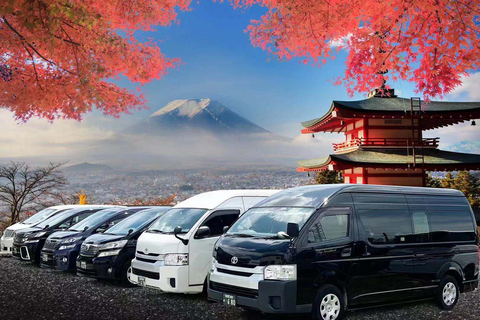 Privétour van een hele dag van Tokio naar de berg Fuji en HakoneAlleen bestuurder