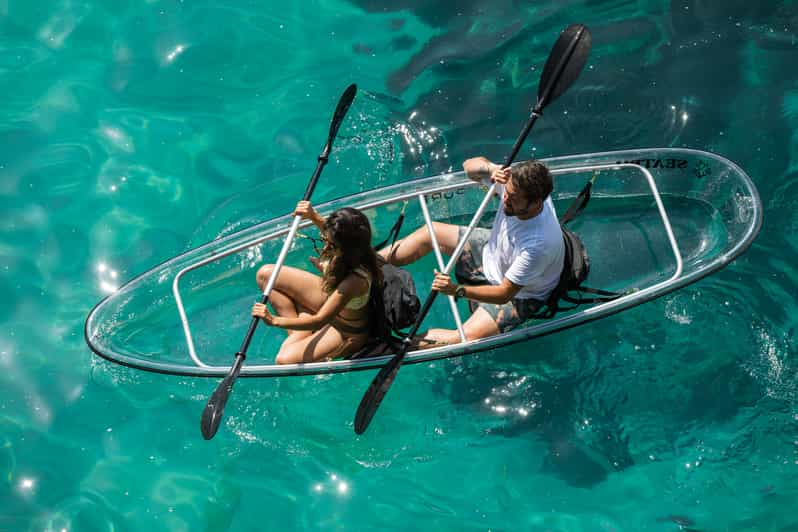 Arrábida Excursión guiada en kayak transparente GetYourGuide