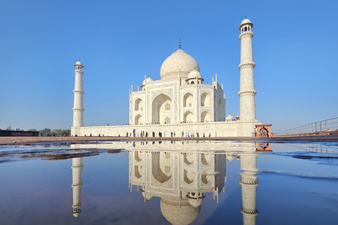 Private Taj Mahal Sonnenaufgangstour: Agra Fort Baby Taj TagesausflugReiseleiter & Auto - ohne Frühstück und Eintrittskarten