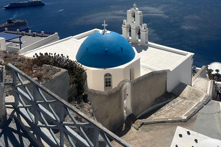 Transfert privé depuis l&#039;aéroport de Santorin