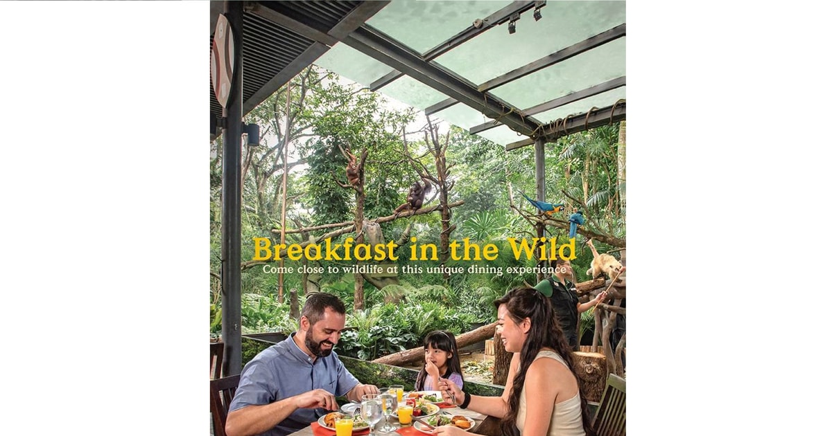 Singapore Zoo Breakfast In The Wild at Ah Meng Terrace GetYourGuide