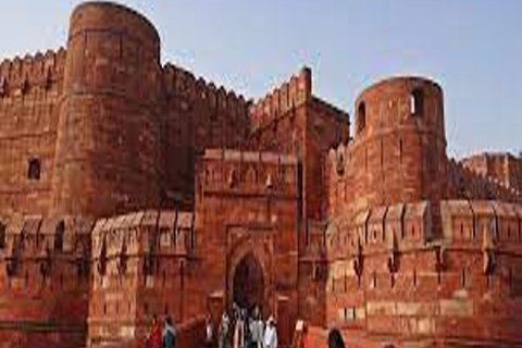 Dezelfde dag Tajmahal Agra Fort & Baby Taj met de auto vanuit Delhi