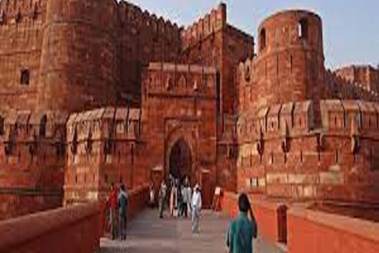 Dezelfde dag Tajmahal Agra Fort & Baby Taj met de auto vanuit Delhi