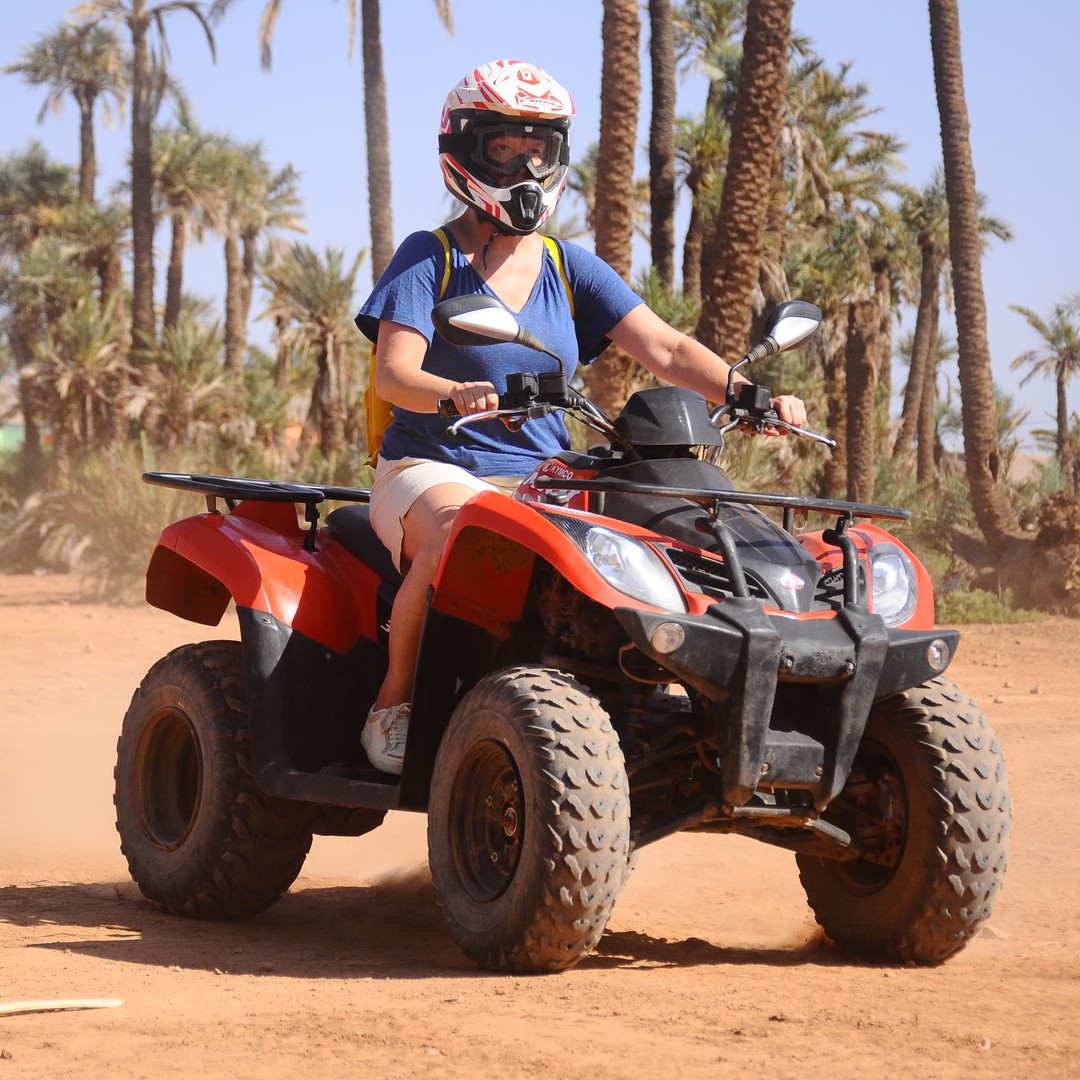 Marrakech : Excursion en quad dans la palmeraie - quad