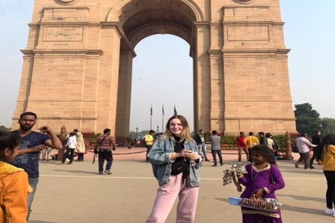 Nuit au Taj Mahal, visite de New Delhi et d'AgraTransport privé avec voiture + guide touristique