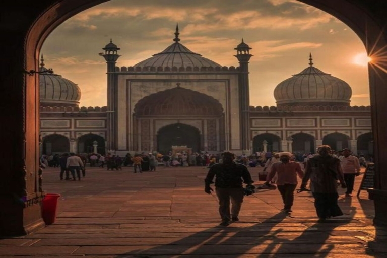 Visita nocturna al Taj mahal, Nueva Delhi y AgraTransporte privado en coche + Guía