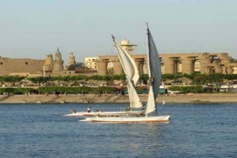Luxor: orilla oeste, efdu Visita guiada privada, almuerzo, Felucca