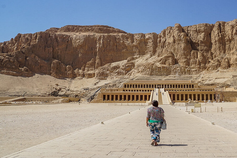 Luxor: orilla oeste, efdu Visita guiada privada, almuerzo, Felucca