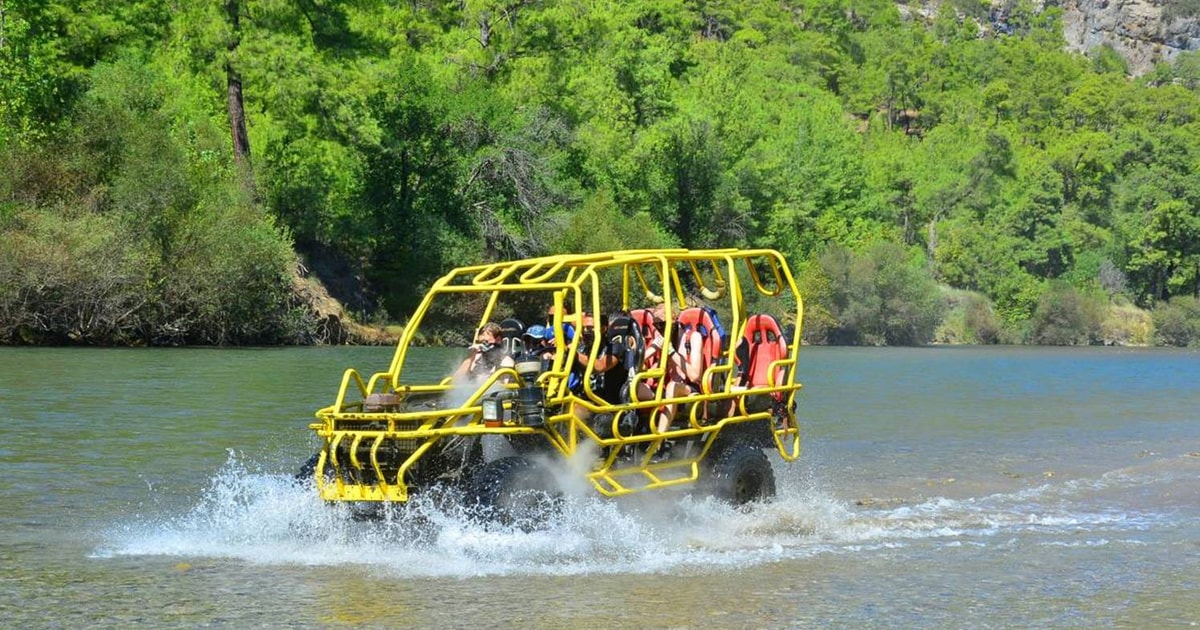 Antalya Super Combo Monster Jeep Safari Rafting Zipline Getyourguide