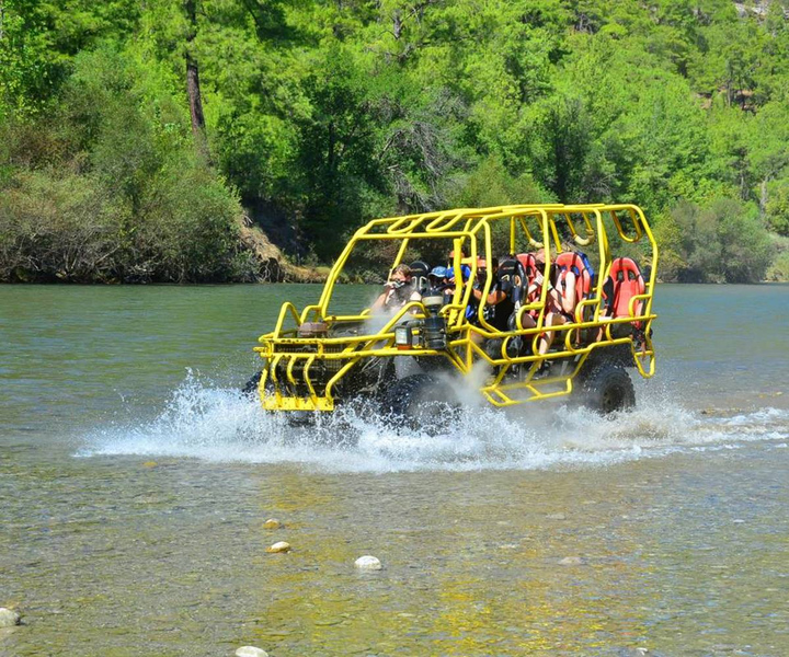 Antalya: Monster, Quad, Buggy, Rafting & Zipline with Lunch