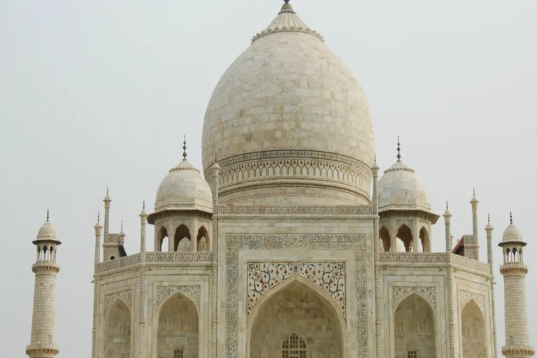 Delhi: Tego samego dnia Taj Mahal i Agra Fort Tour luksusowym samochodemprywatny samochód z kierowcą, wstępem, przewodnikiem i posiłkami