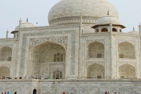 Delhi: dezelfde dag Taj Mahal & Agra Fort Tour met luxe autoprivéauto met professionele chauffeur, gids en lunch