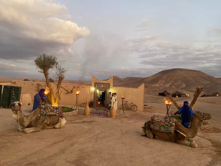 Camel Ride at Agafay Desert with Dinner & Show | GetYourGuide