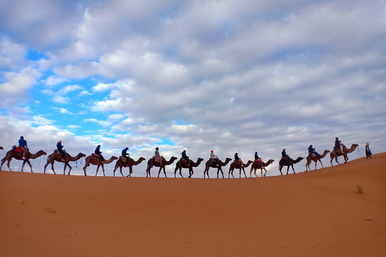 Da Marrakech: Escursione di 3 giorni a Fes attraverso il deserto di Merzouga