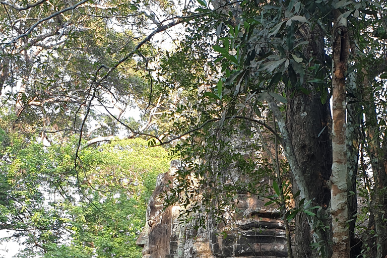 Angkor Sunrise, Taprohm and Angkor Thom.Classical Angkor Day Tour