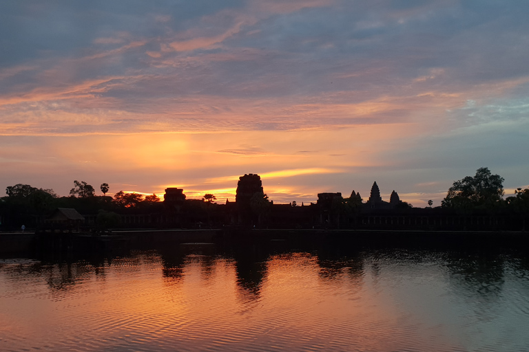 Angkor Sunrise, Taprohm and Angkor Thom.Classical Angkor Day Tour