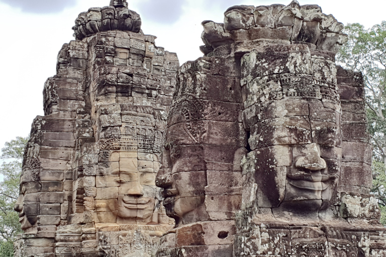 Angkor Sunrise, Taprohm and Angkor Thom.Classical Angkor Day Tour