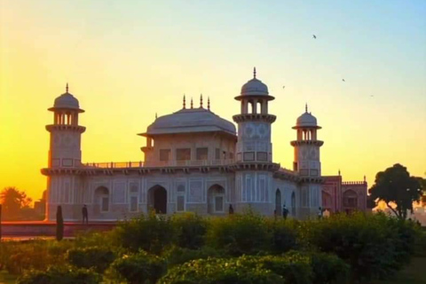 Delhi : Taj Mahal, Fort d'Agra, Baby Taj Tour en train GatimanVisite privée avec voiture, chauffeur et guide touristique