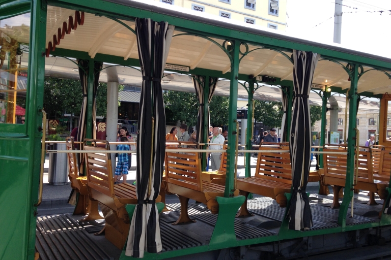 Bazel: stadstour in een vintage tramZitplaats in gemotoriseerde voorwagen