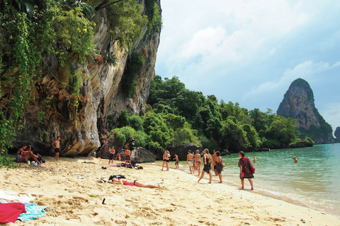 Krabi: Curso de Escalada de Medio Día en la Playa de RailayEncuentro en el muelle de Ao Nam Mao