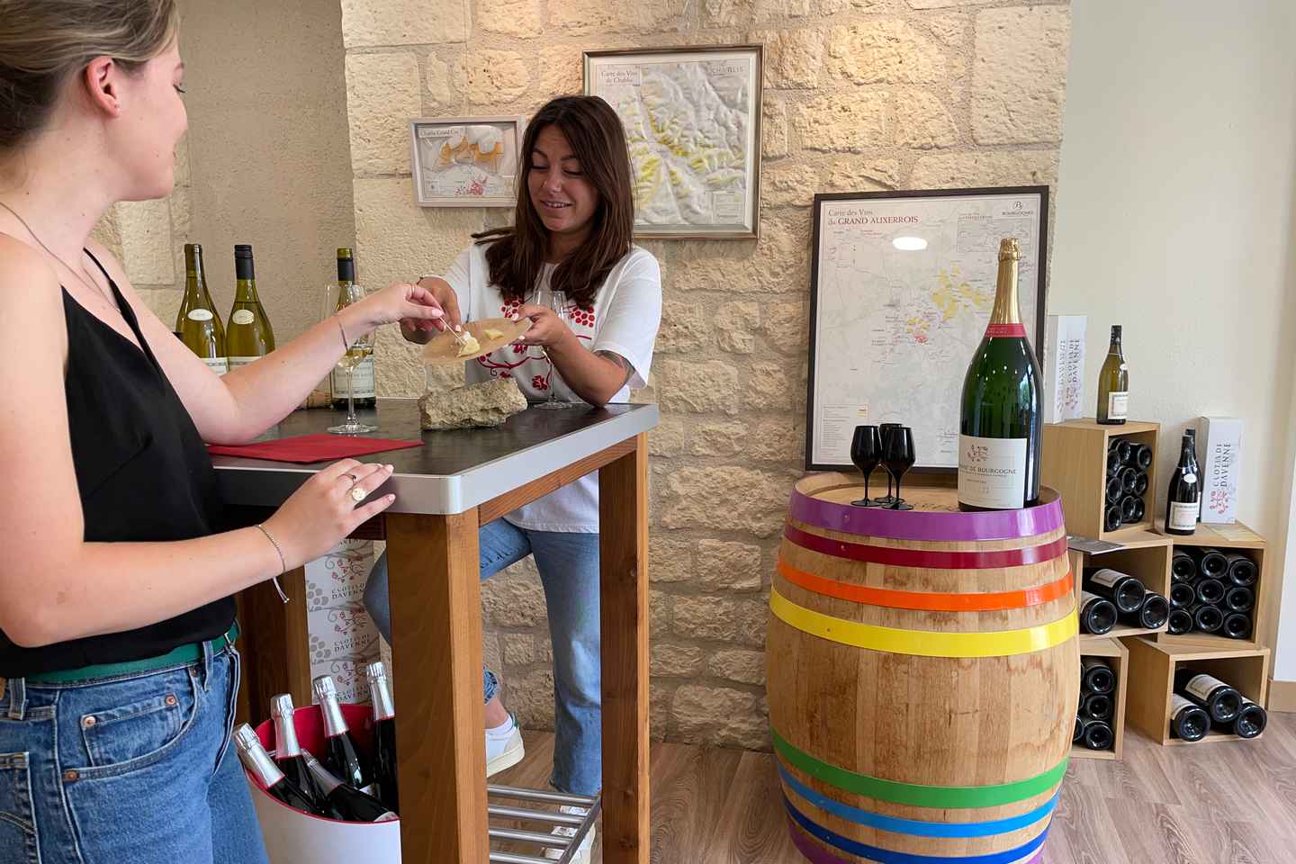 Maridaje de vino Chablis y queso Clotilde Davenne