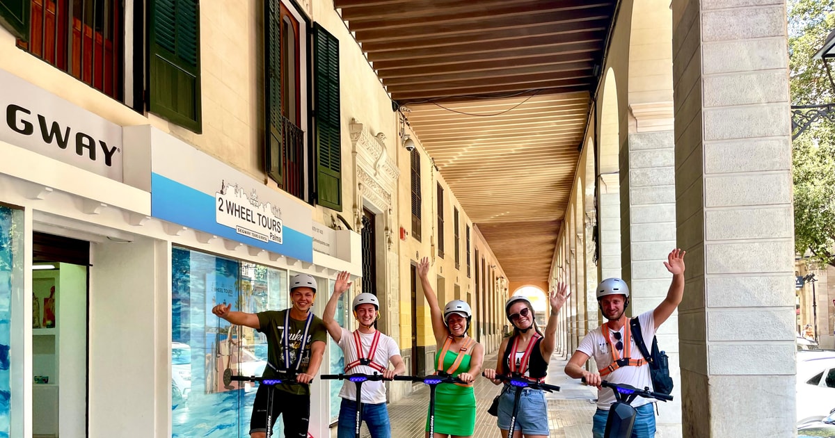 Palma Guided 1.5 H city tour on Electric scooter GetYourGuide