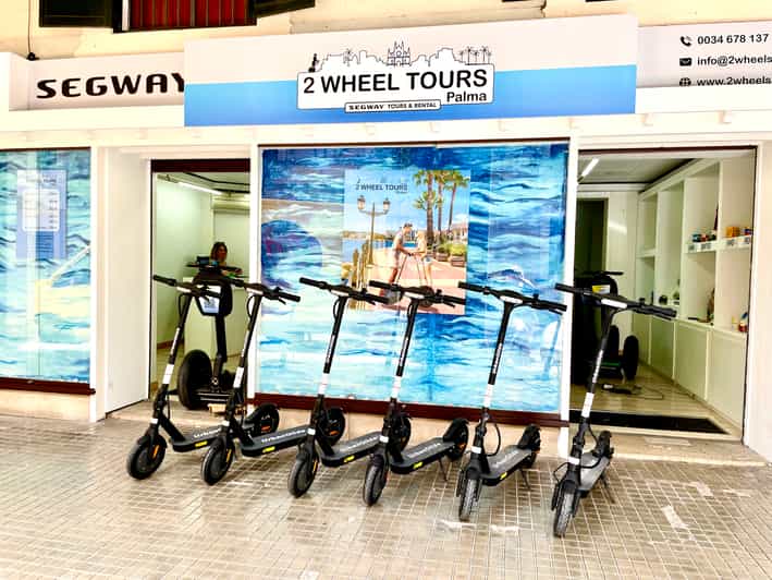 Palma city tour guiado de 1,5 H em scooter elétrico GetYourGuide
