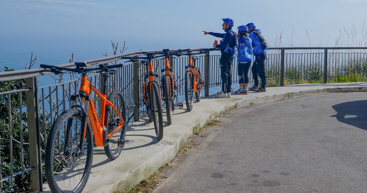 Sorrento Mozzarella Tasted in Electric Mountain bike emtb GetYourGuide
