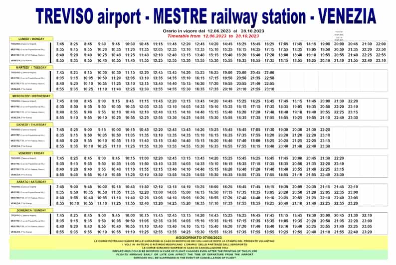 Treviso Airport to Mestre and Venice by Express Bus GetYourGuide