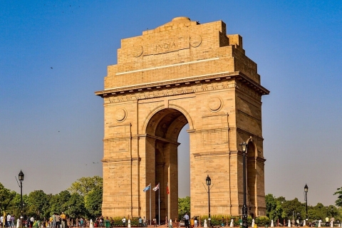 New Delhi : 7 heures de visite avec thé et collations à Chandni ChowkVoiture, chauffeur, guide, billets d'entrée et collations
