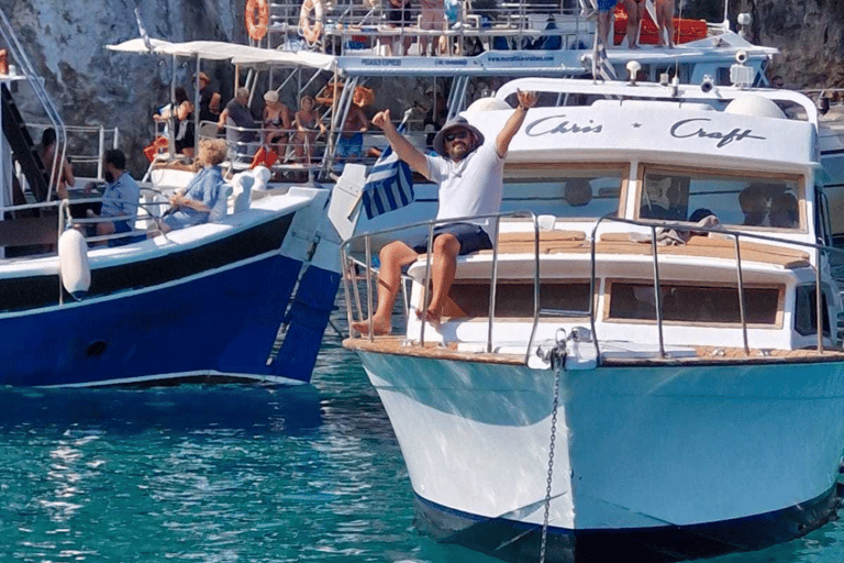 From Corfu: Private Cruise with Options, Snacks & Drinks Sivota — Blue Lagoon — Cave: Sun & Sea Private Boat Trip