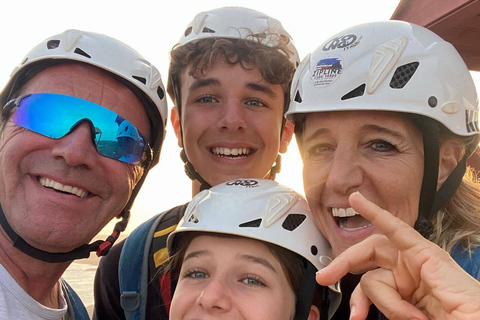 Expérience de zipline sur l'île de Sal