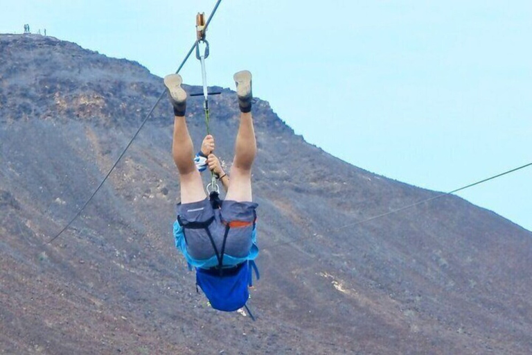 Expérience de zipline sur l'île de Sal