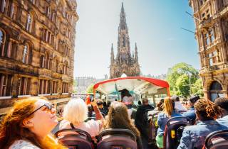Edinburgh: Hop-On Hop-Off Combo Stadt- und Britannia Bus Tour
